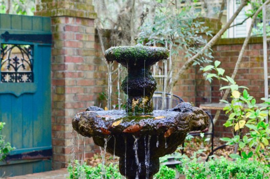 Secret Garden Courtyard Closeup